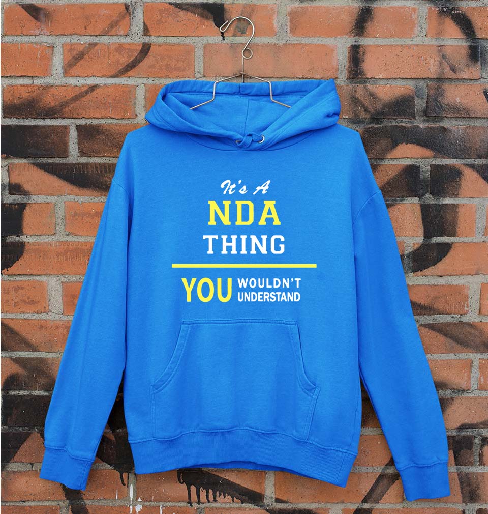 NDA Army Unisex Hoodie for Men/Women-Royal Blue-Ektarfa.online