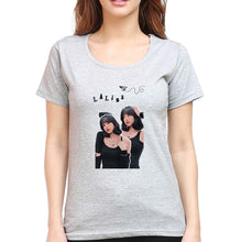 Load image into Gallery viewer, BLACKPINK T-Shirt for Women-Grey Melange-Ektarfa.online
