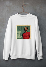 Load image into Gallery viewer, Eusébio Unisex Sweatshirt for Men/Women-White-Ektarfa.online
