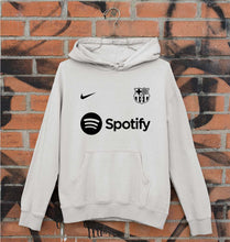 Load image into Gallery viewer, Barcelona 2022-23 Unisex Hoodie for Men/Women-Grey Melange-Ektarfa.online
