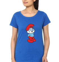 Load image into Gallery viewer, Papa Smurf T-Shirt for Women-Royal Blue-Ektarfa.online

