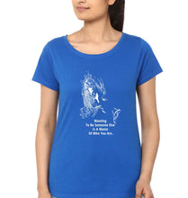 Load image into Gallery viewer, Kurt Cobain T-Shirt for Women-Royal Blue-Ektarfa.online
