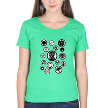 Load image into Gallery viewer, Avengers T-Shirt for Women-flag green-Ektarfa.online
