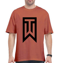 Load image into Gallery viewer, Tiger Woods Golf Oversized T-Shirt for Men-Coral-Ektarfa.online

