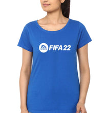 Load image into Gallery viewer, Fifa 22 T-Shirt for Women-Royal Blue-Ektarfa.online
