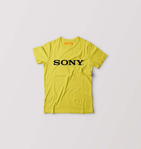 Sony Kids T-Shirt for Boy/Girl-Yellow-Ektarfa.online