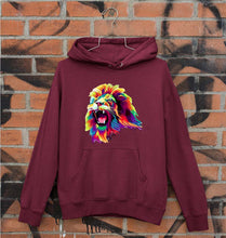 Load image into Gallery viewer, Lion Unisex Hoodie for Men/Women-Maroon-Ektarfa.online
