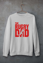 Load image into Gallery viewer, Rugby Dad Unisex Sweatshirt for Men/Women-Grey Melange-Ektarfa.online
