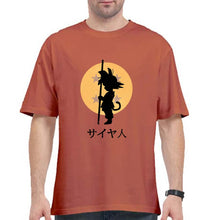Load image into Gallery viewer, Dragon Ball Goku Oversized T-Shirt for Men-Coral-Ektarfa.online
