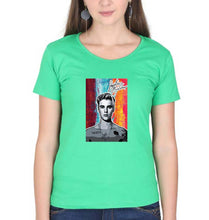 Load image into Gallery viewer, Justin Bieber T-Shirt for Women-flag green-Ektarfa.online
