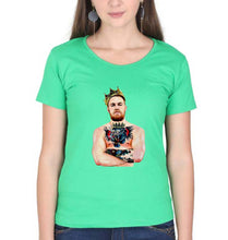 Load image into Gallery viewer, Conor McGregor UFC T-Shirt for Women-Flag Green-Ektarfa.online
