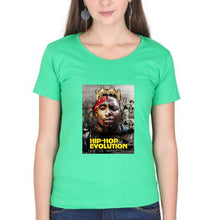 Load image into Gallery viewer, Hip-Hop Evolution T-Shirt for Women-flag green-Ektarfa.online
