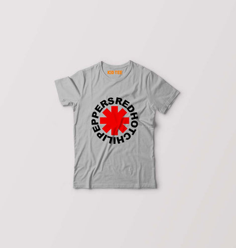 Red Hot Chili Peppers Kids T-Shirt for Boy/Girl-Grey-Ektarfa.online