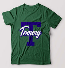 Load image into Gallery viewer, Varsity Tommy T-Shirt for Men-Bottle Green-Ektarfa.online
