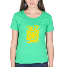 Load image into Gallery viewer, Nirvana T-Shirt for Women-flag green-Ektarfa.online
