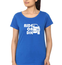 Load image into Gallery viewer, Fast &amp; Furious Ride or Die T-Shirt for Women-Royal Blue-Ektarfa.online
