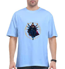 Load image into Gallery viewer, Doctor Strange Superhero Oversized T-Shirt for Men-Baby Blue-Ektarfa.online
