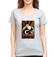 Load image into Gallery viewer, IP Man T-Shirt for Women-Grey Melange-Ektarfa.online
