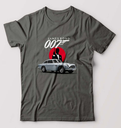 James Bond (007) T-Shirt for Men-Charcoal-Ektarfa.online