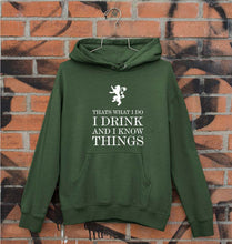 Load image into Gallery viewer, GOT Game of Thrones I Drink And Know Things Unisex Hoodie for Men/Women-Dark Green-Ektarfa.online
