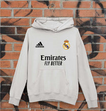 Load image into Gallery viewer, Real Madrid 2021-22 Unisex Hoodie for Men/Women-S(40 Inches)-Grey Melange-Ektarfa.online
