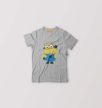 Load image into Gallery viewer, Minion Gru Kids T-Shirt for Boy/Girl-Grey-Ektarfa.online
