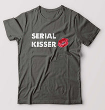 Load image into Gallery viewer, Serial Kisser T-Shirt for Men-Charcoal-Ektarfa.online
