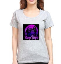 Load image into Gallery viewer, Deep Purple T-Shirt for Women-Grey Melange-Ektarfa.online

