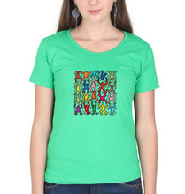 Load image into Gallery viewer, Keith Haring Funny T-Shirt for Women-flag green-Ektarfa.online
