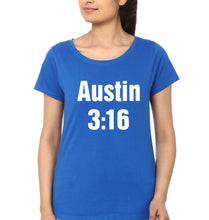 Load image into Gallery viewer, Stone Cold Steve Austin (WWE) T-Shirt for Women-Royal Blue-Ektarfa.online
