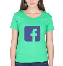 Load image into Gallery viewer, Facebook T-Shirt for Women-flag green-Ektarfa.online
