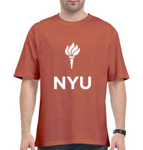Load image into Gallery viewer, New York University Oversized T-Shirt for Men-Coral-Ektarfa.online
