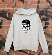 Load image into Gallery viewer, Hip Hop Skull NY Unisex Hoodie for Men/Women-Grey Melange-Ektarfa.online
