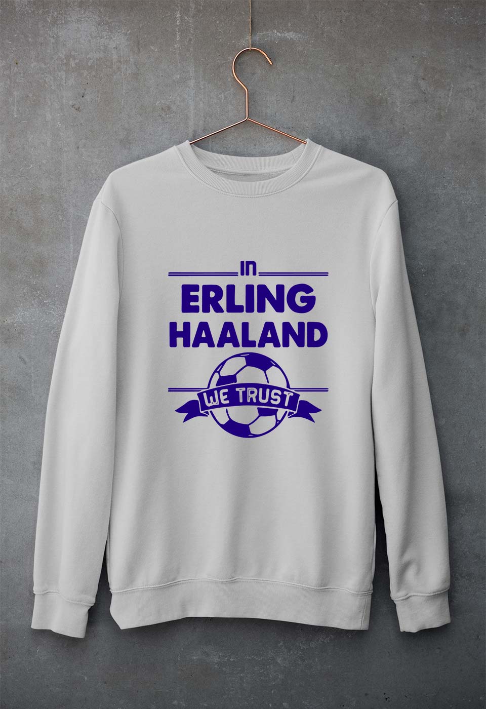Erling Haaland Unisex Sweatshirt for Men/Women-Grey Melange-Ektarfa.online