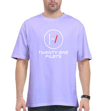 Load image into Gallery viewer, Twenty one pilots Oversized T-Shirt for Men-Lavender-Ektarfa.online
