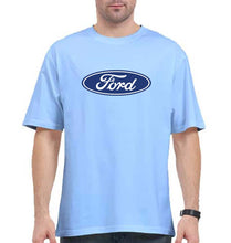 Load image into Gallery viewer, Ford Oversized T-Shirt for Men-Baby Blue-Ektarfa.online
