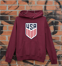 Load image into Gallery viewer, USA Football Unisex Hoodie for Men/Women-Maroon-Ektarfa.online
