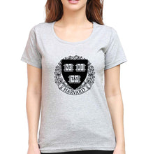 Load image into Gallery viewer, Harvard T-Shirt for Women-Grey Melange-Ektarfa.online
