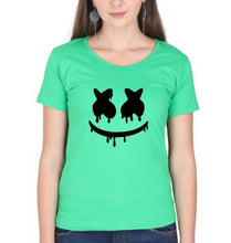 Load image into Gallery viewer, Marshmello T-Shirt for Women-Flag Green-Ektarfa.online
