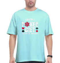 Load image into Gallery viewer, Poker Oversized T-Shirt for Men-Mint-Ektarfa.online
