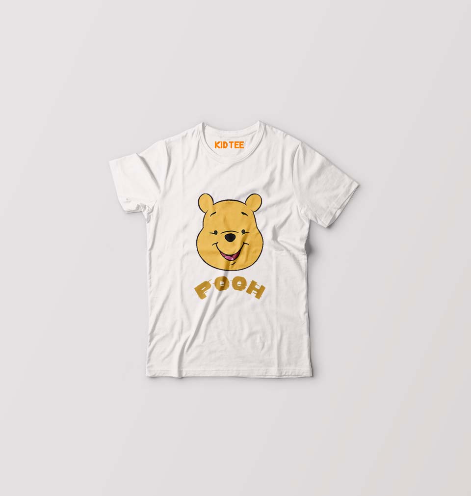 Pooh Kids T-Shirt for Boy/Girl-White-Ektarfa.online