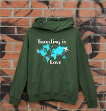 Load image into Gallery viewer, Traveling is Love Unisex Hoodie for Men/Women-Dark Green-Ektarfa.online
