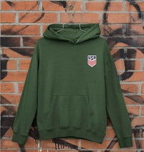 Load image into Gallery viewer, USA Football Unisex Hoodie for Men/Women-Dark Green-Ektarfa.online

