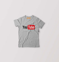 Load image into Gallery viewer, YouTube Kids T-Shirt for Boy/Girl-Grey-Ektarfa.online
