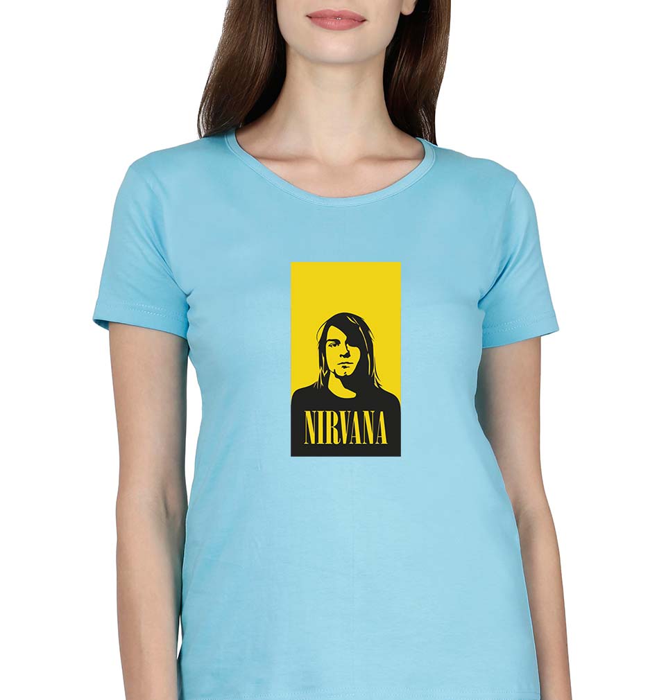 Nirvana T-Shirt for Women-SkyBlue-Ektarfa.online