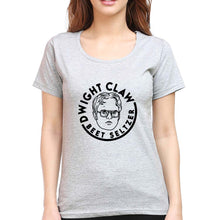 Load image into Gallery viewer, Dwight Schrute T-Shirt for Women-Grey Melange-Ektarfa.online
