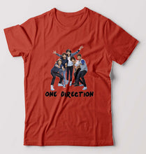 Load image into Gallery viewer, One Direction T-Shirt for Men-Brick Red-Ektarfa.online
