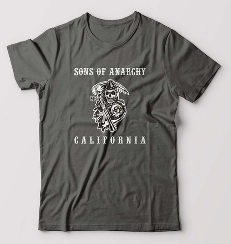 Sons of Anarchy T-Shirt for Men-Charcoal-Ektarfa.online
