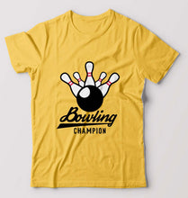 Load image into Gallery viewer, Bowling Champion T-Shirt for Men-Golden Yellow-Ektarfa.online

