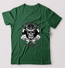 Load image into Gallery viewer, Poker T-Shirt for Men-Bottle Green-Ektarfa.online
